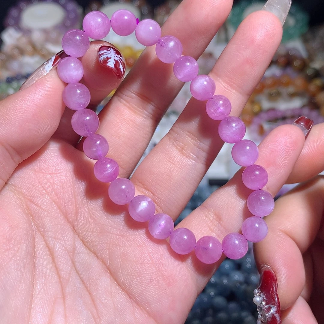 未镶嵌手链水晶高品紫锂辉7