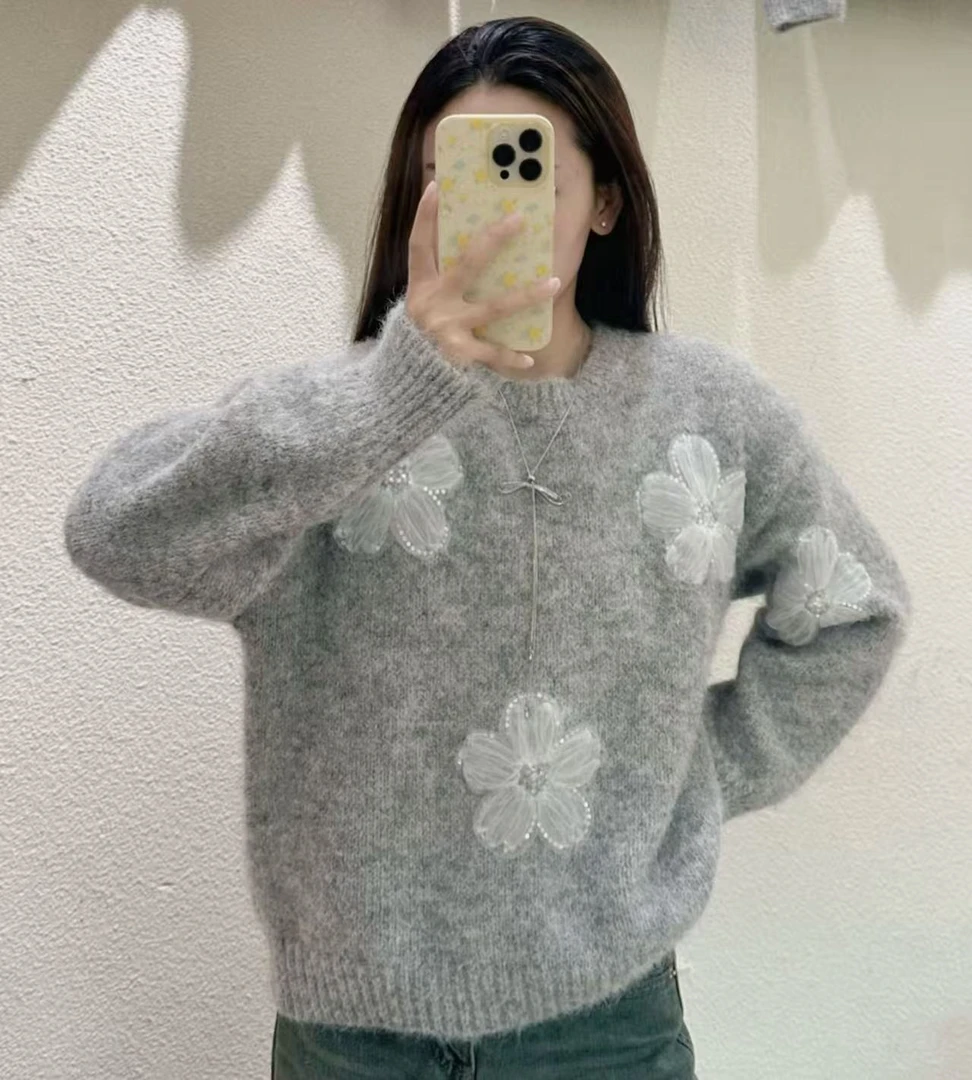 【羊毛针织】秋冬韩系温柔慵懒风高级显瘦针织毛衣