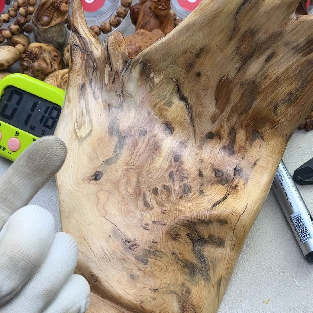 柏木（崖柏）把件大*子摆件