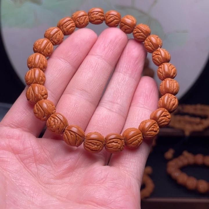 手串桃核10黑龙手串