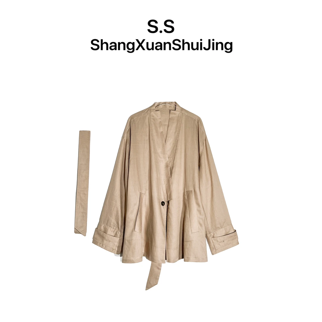 上玄水镜&【老钱风-外套】 品牌设计师女装 百搭外套 WT25140597