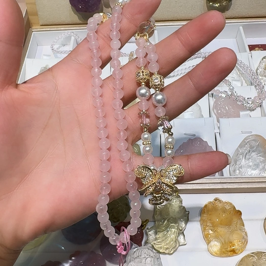 长***姨颈饰未镶嵌紫晶粉