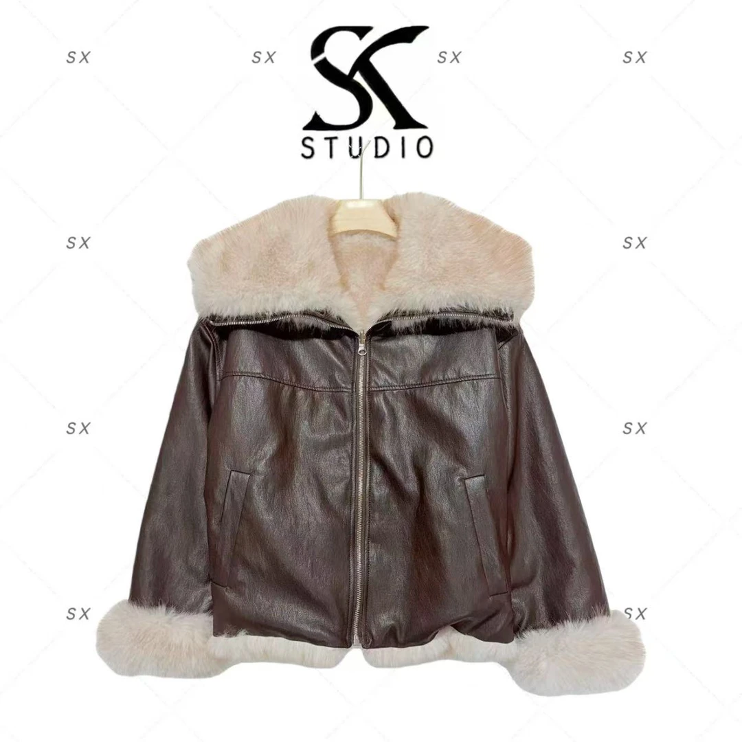 【貂中贵族】9525轻奢女款时尚外套（两面穿）SXZY-2501