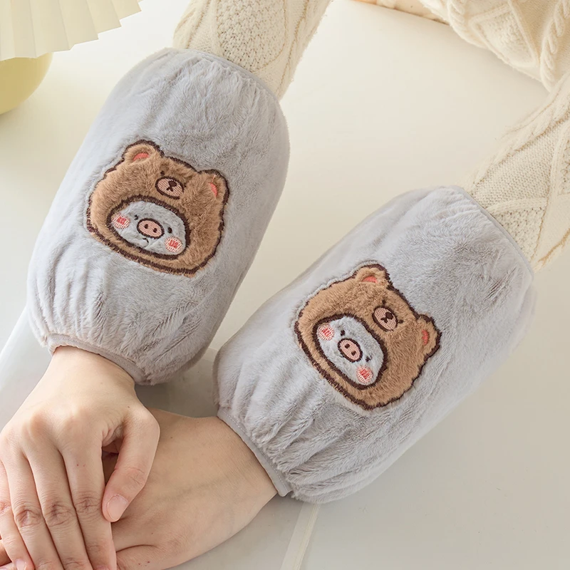 2025新款袖套居家干活防污耐脏护袖羽绒服办公室短款学生写字套袖