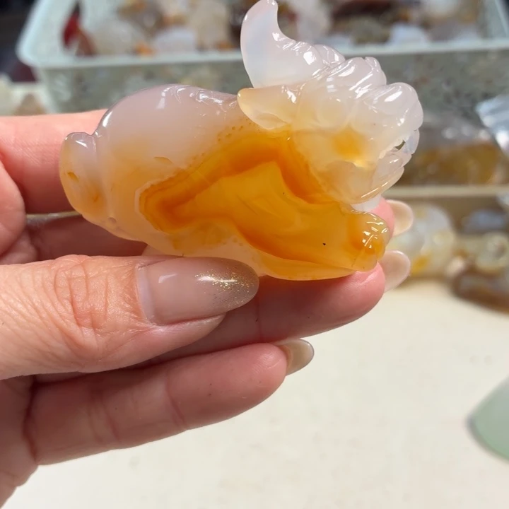 玛瑙/玉髓未镶嵌吊坠(不含链)