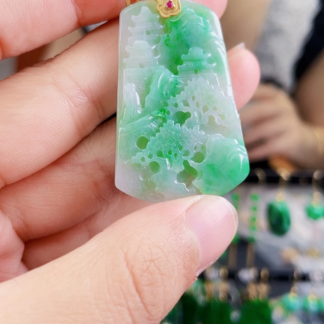 未镶嵌翡翠耳饰饰品