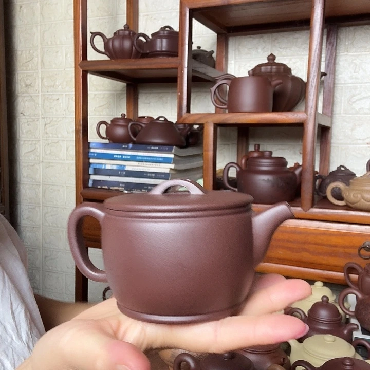 茶壶紫砂汉瓦280cc半手工