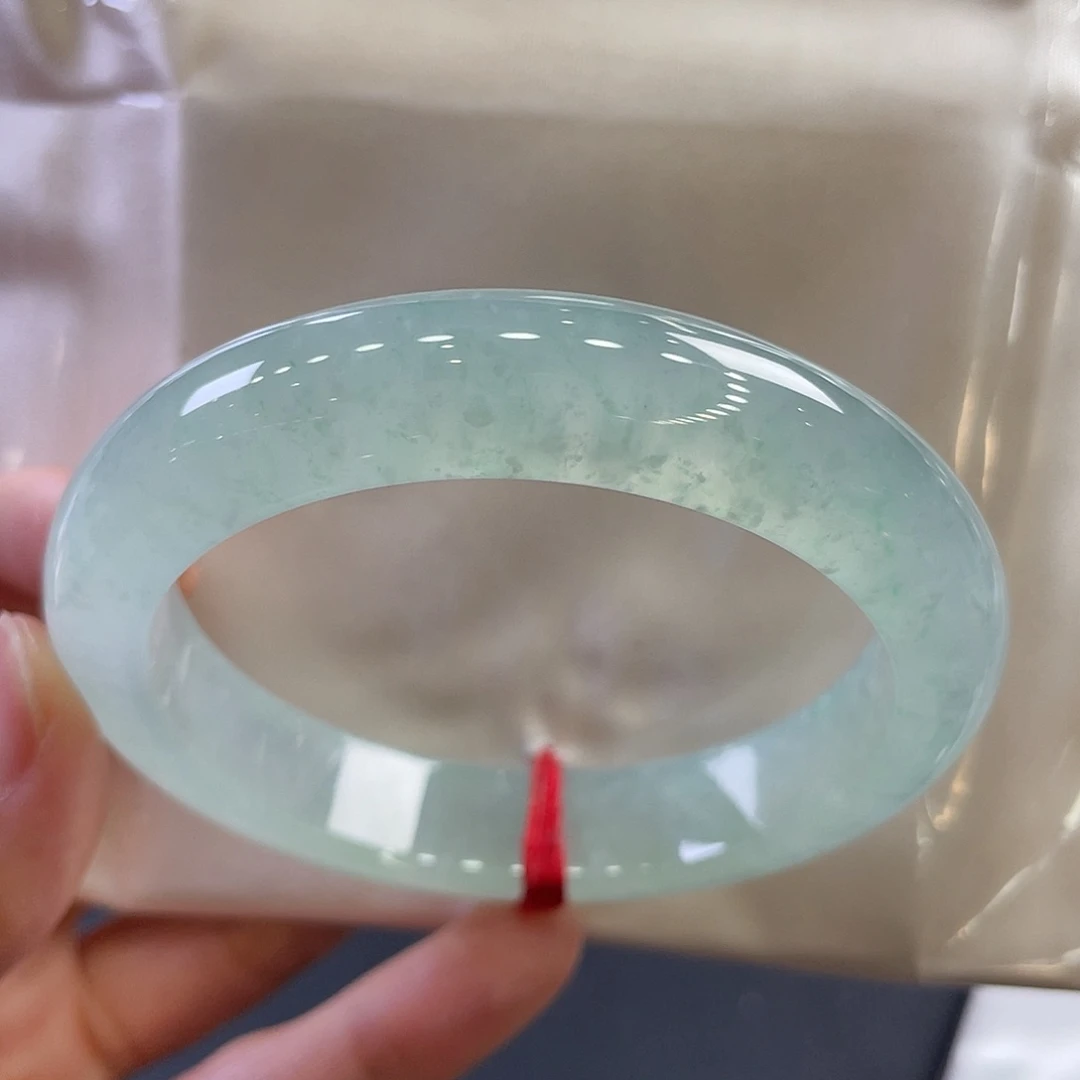 未镶嵌手镯翡翠67号正圈