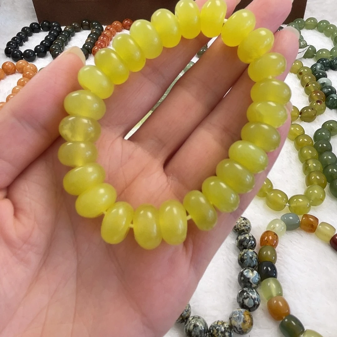 蛇纹石玉未镶嵌手串