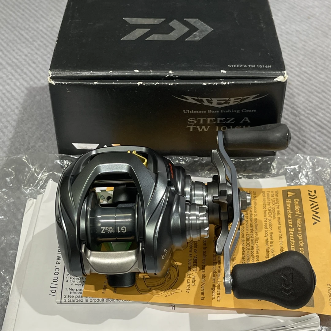 【99新】17款steez atw1016右手6速水滴轮，顺滑没齿感，日行书盒齐全