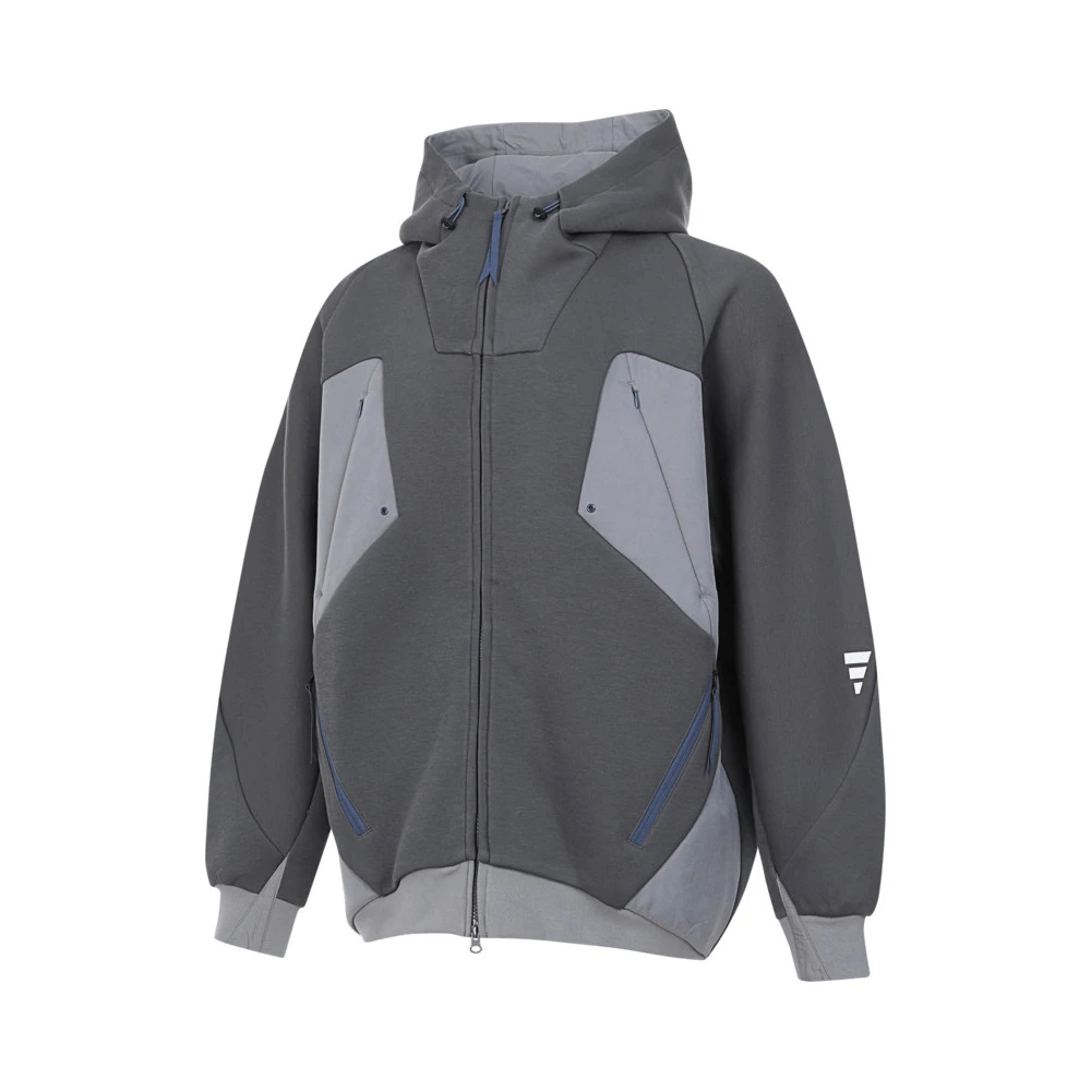 【滔搏联动】Adidas阿迪达斯男子FUSTL P HOODY2针织连帽外套JM6189