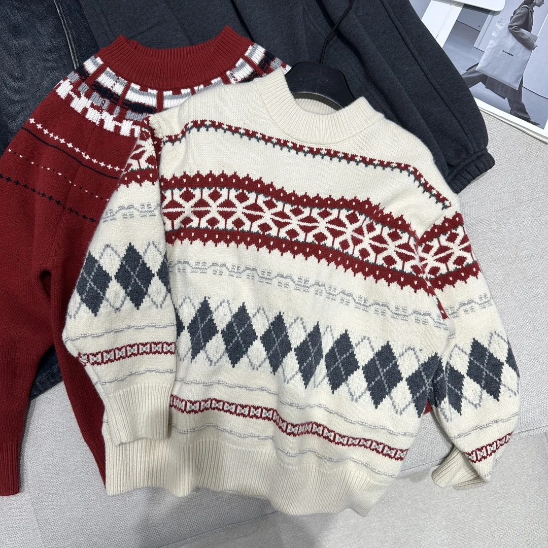 杭州六小六正版 BY LIUXIAOLIU冬季儿童费尔岛毛衣20391