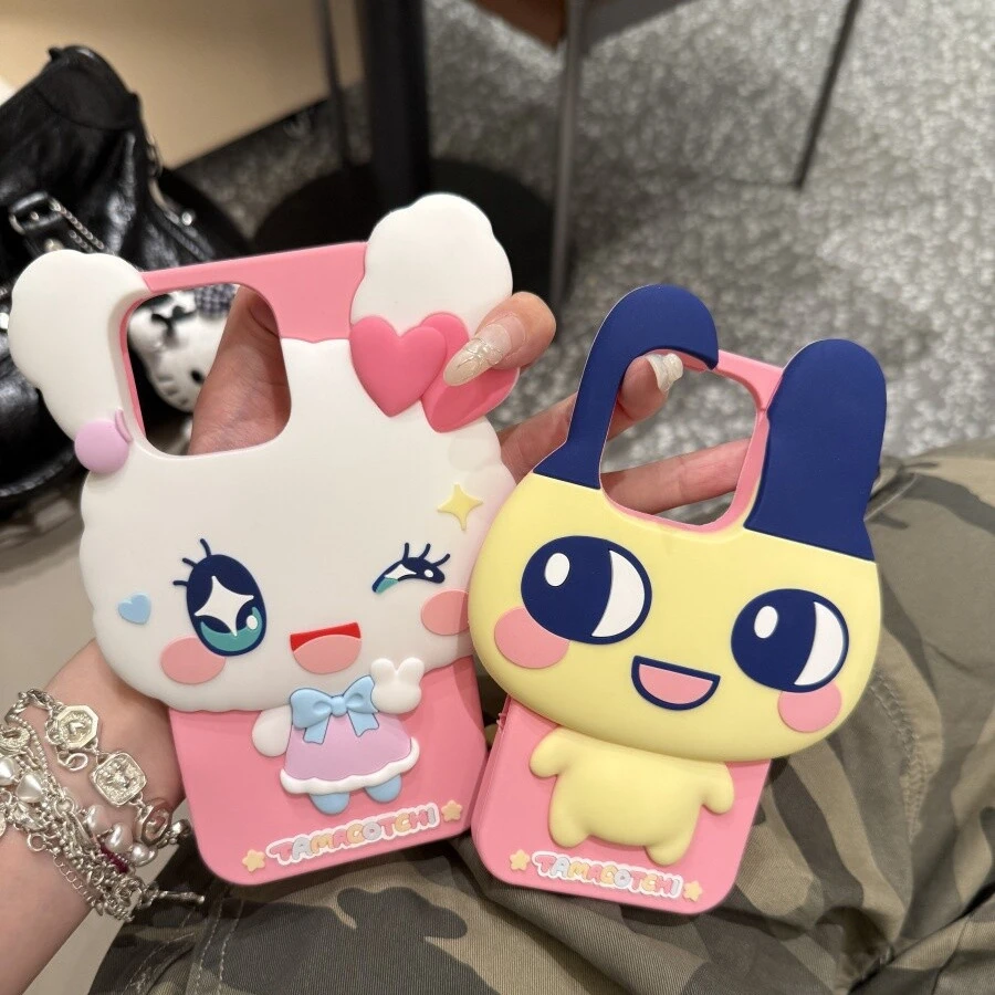 趣味立体甜心吉拓麻子适用iPhone16Promax硅胶15pro手机壳14软13