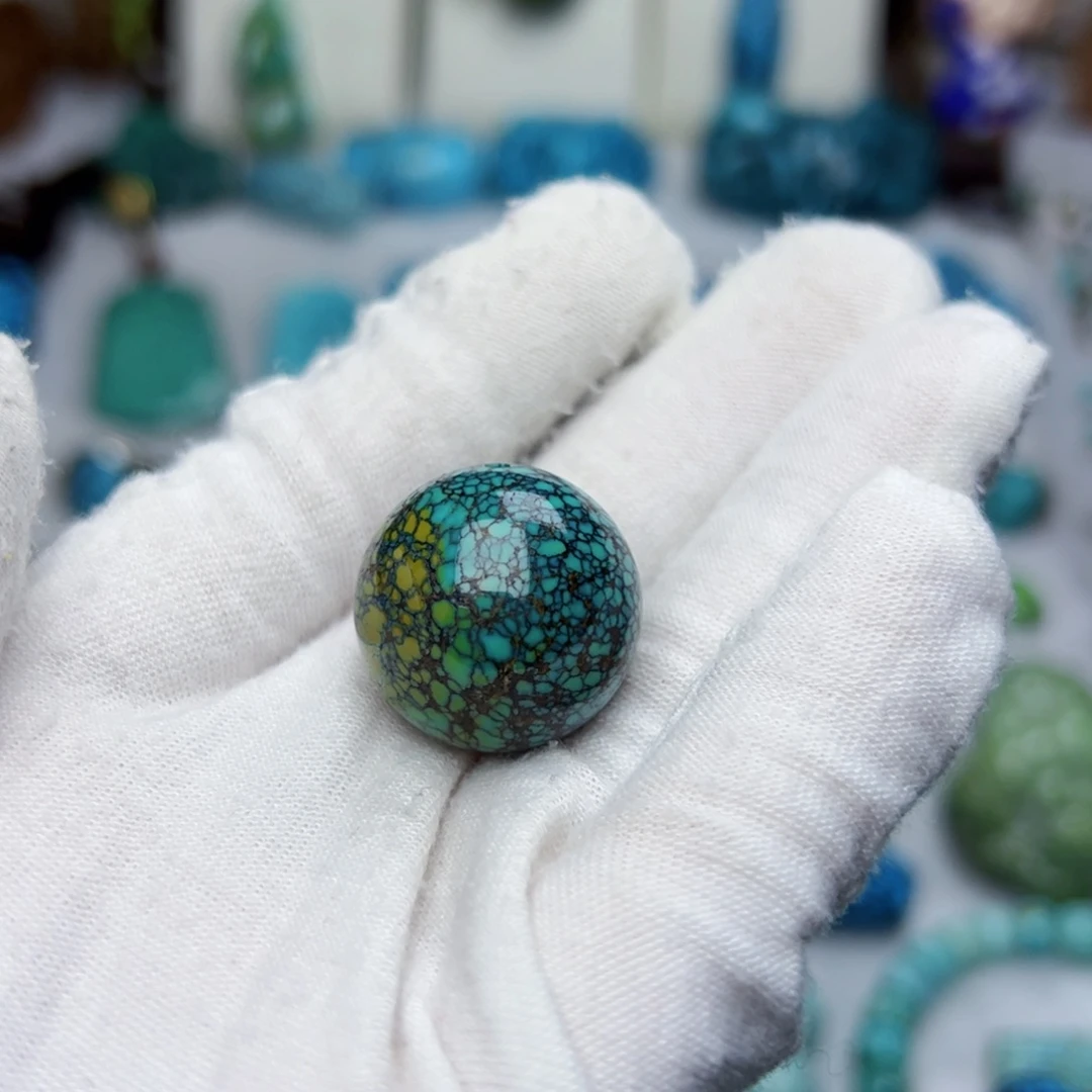 绿松石珠宝奇石未镶嵌每****咪