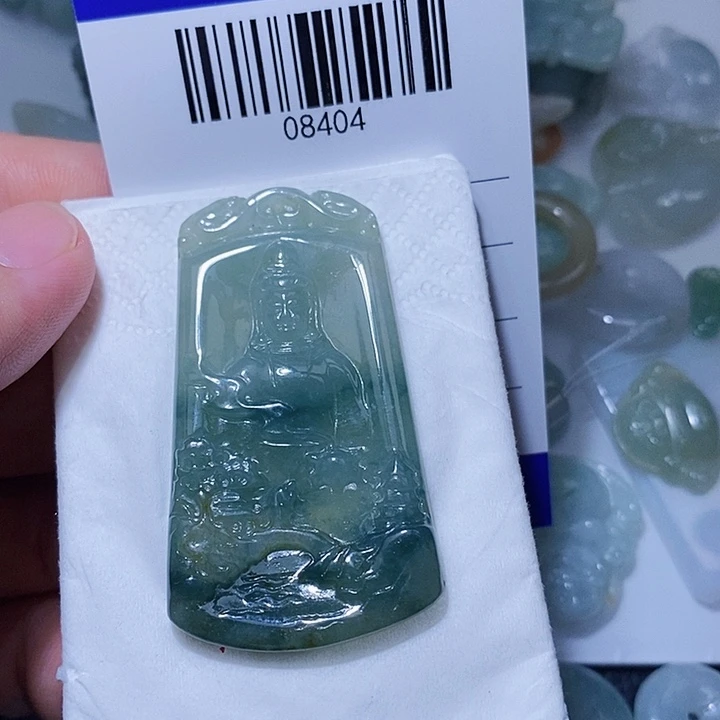 翡翠未镶嵌颈饰天光墟翡翠市场现金代购