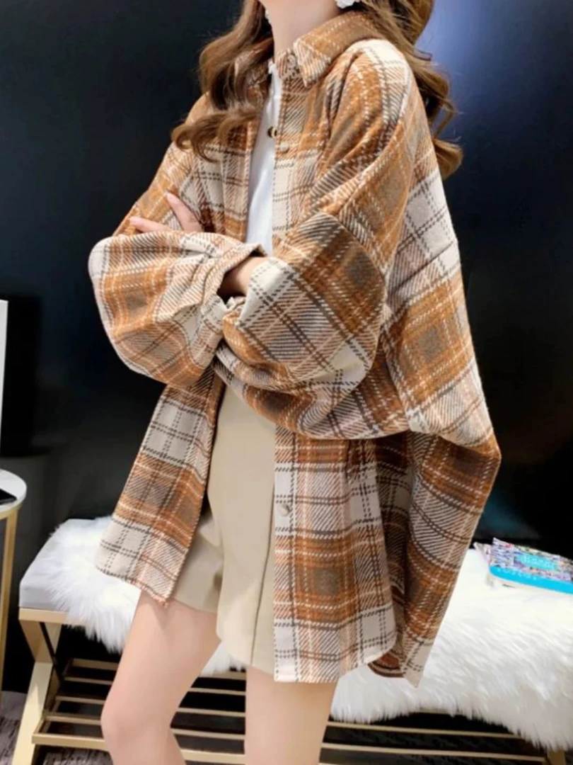 春季新款衬衫外套女宽松 下单备注