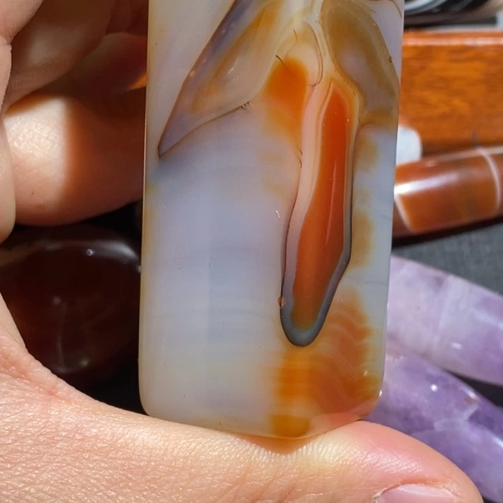 玛瑙/玉髓未镶嵌项链