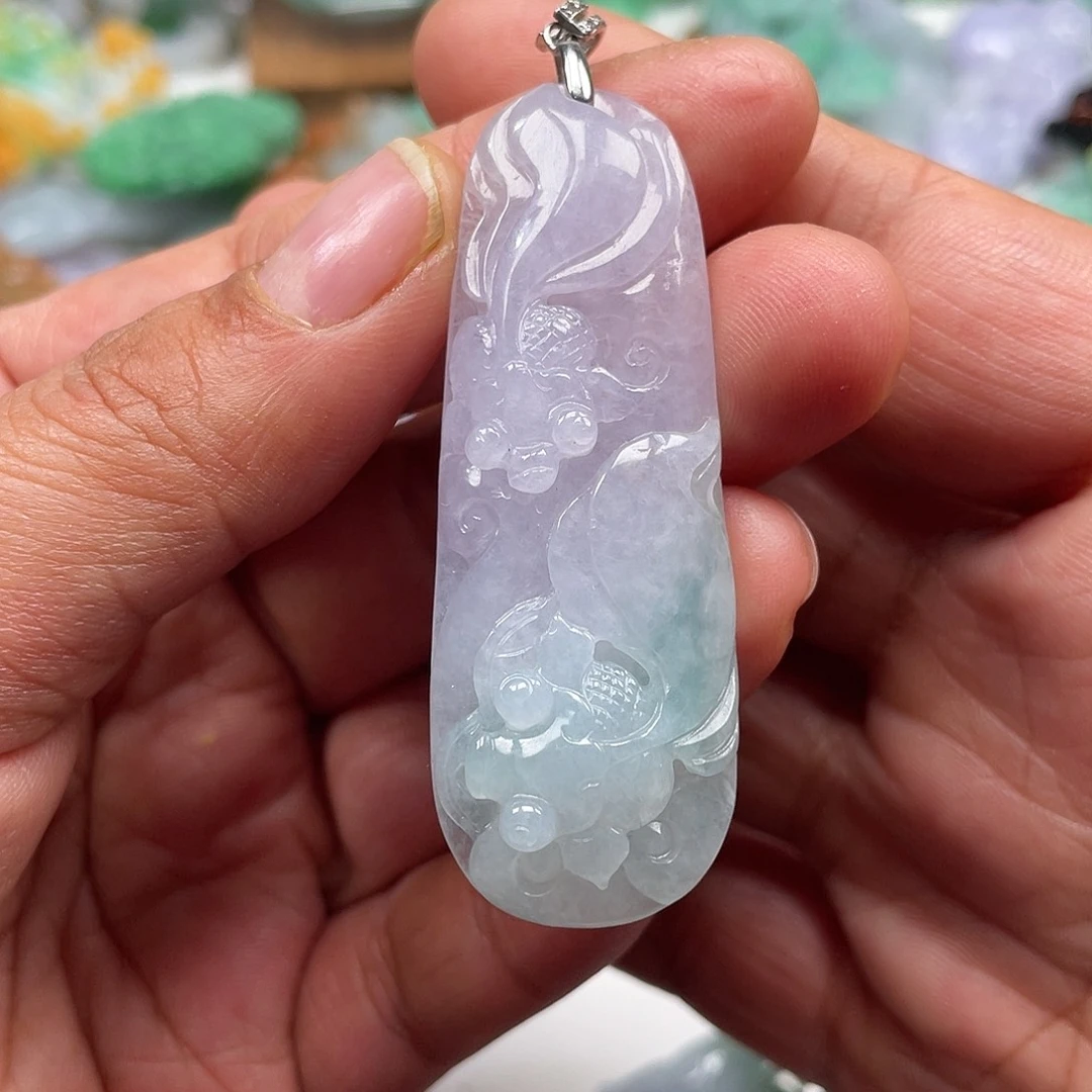 颈饰未镶嵌翡翠翡玉缘翡翠