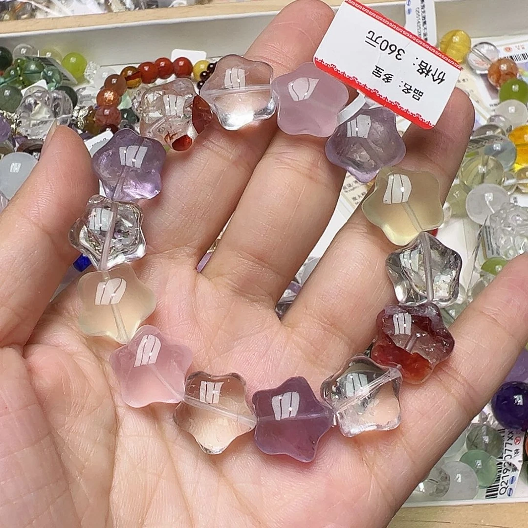 水晶手链未镶嵌多样性发一