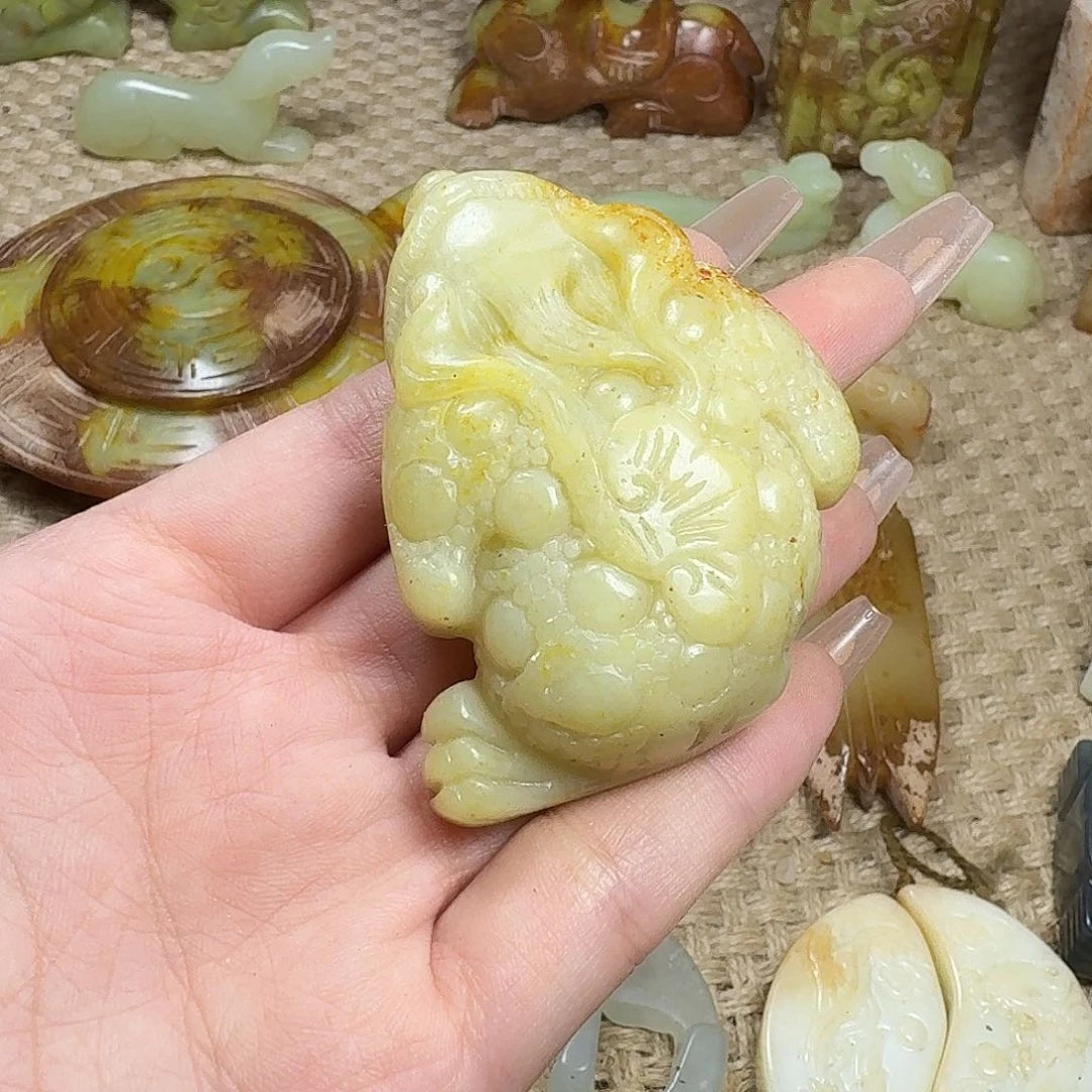白玉菩提吊坠挂件