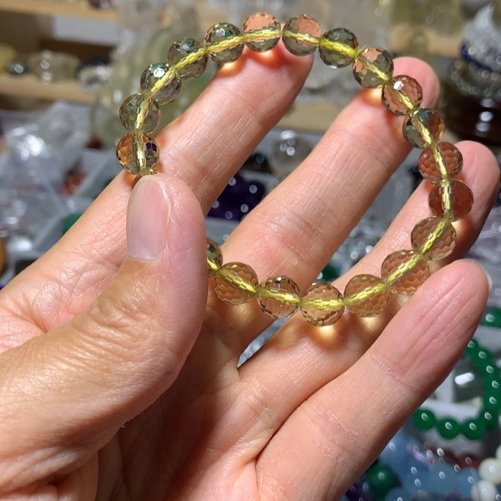 水晶手链未镶嵌8mm刻面手串
