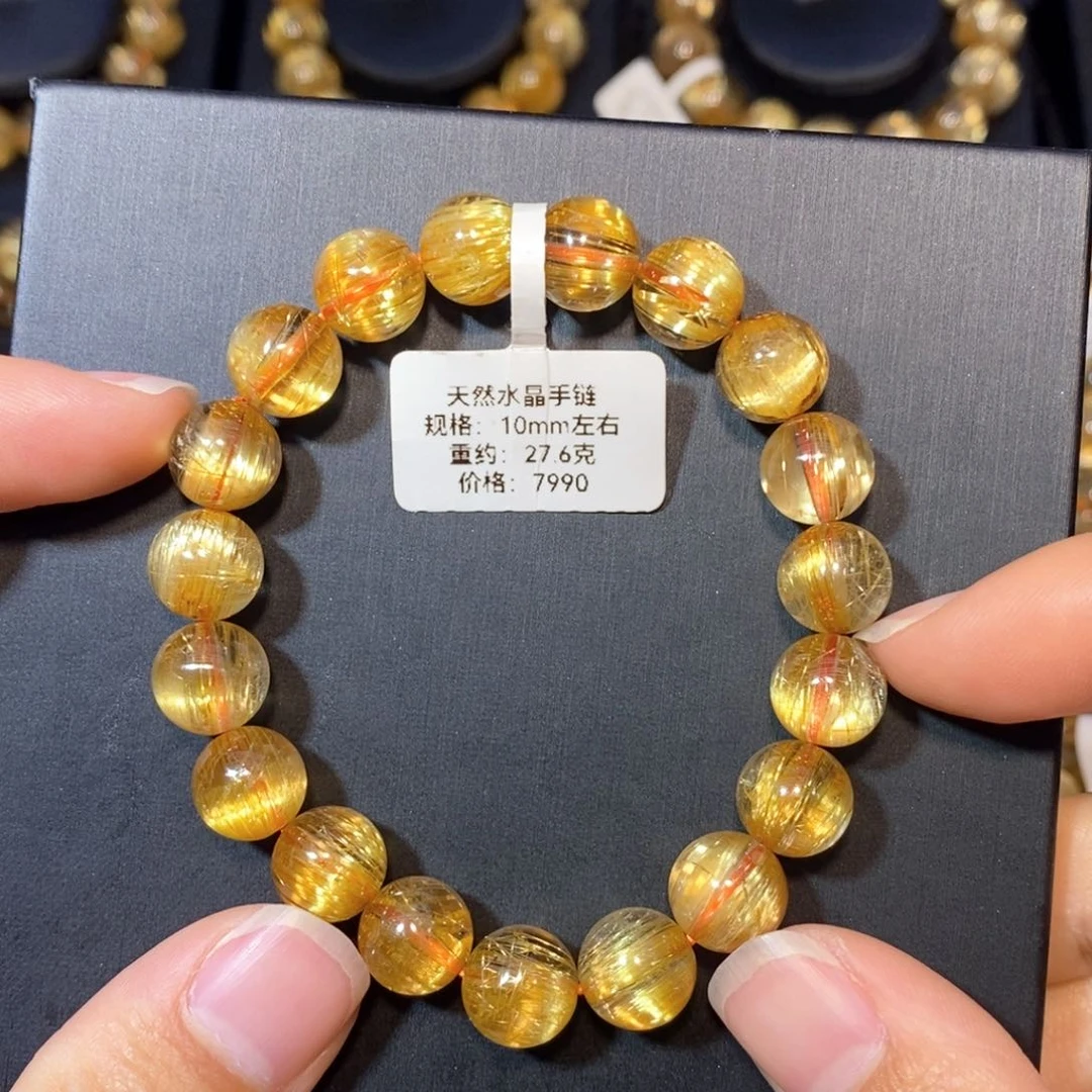 水晶手链未镶嵌杜**开手链10mm 瑾