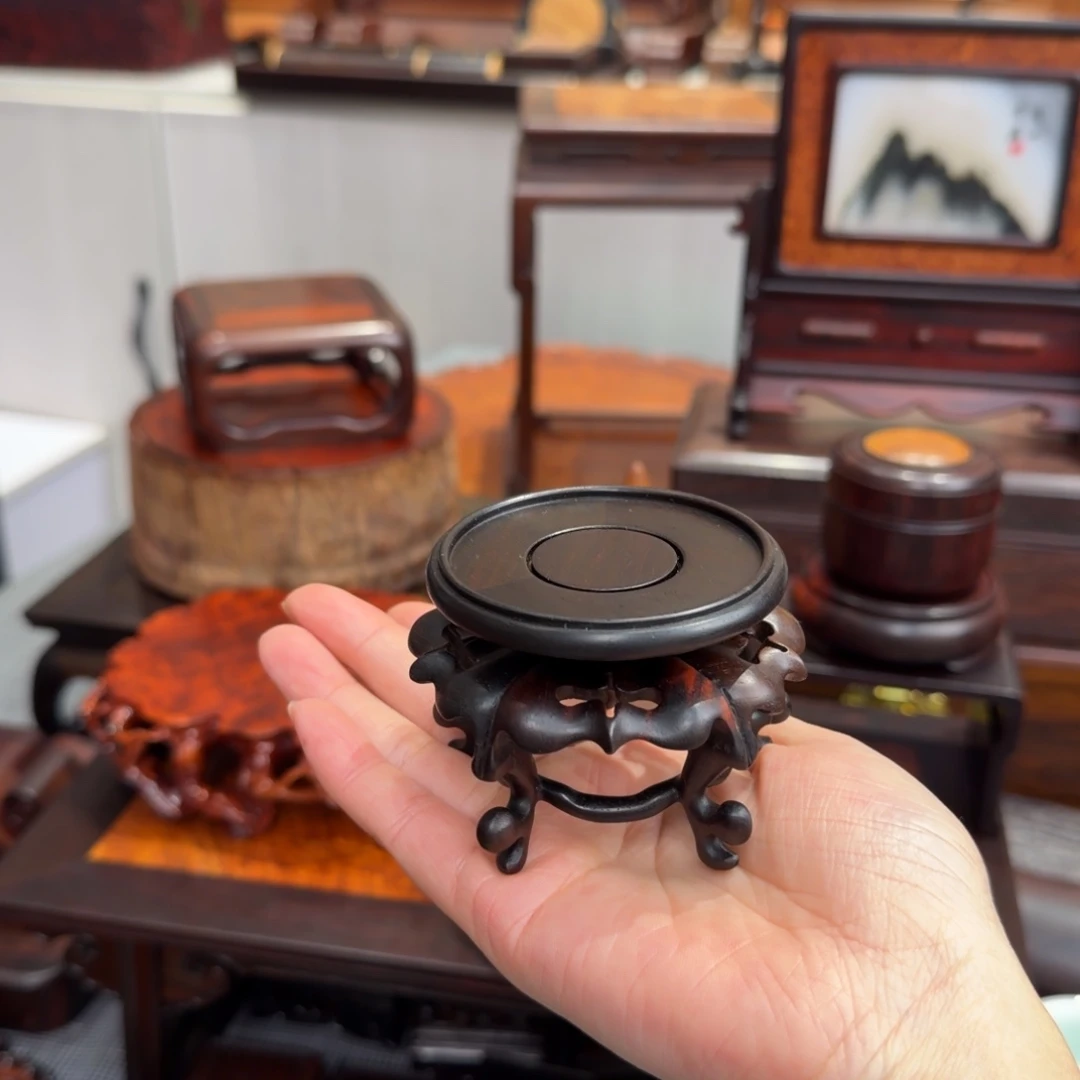 木大红酸枝交趾黄檀底座