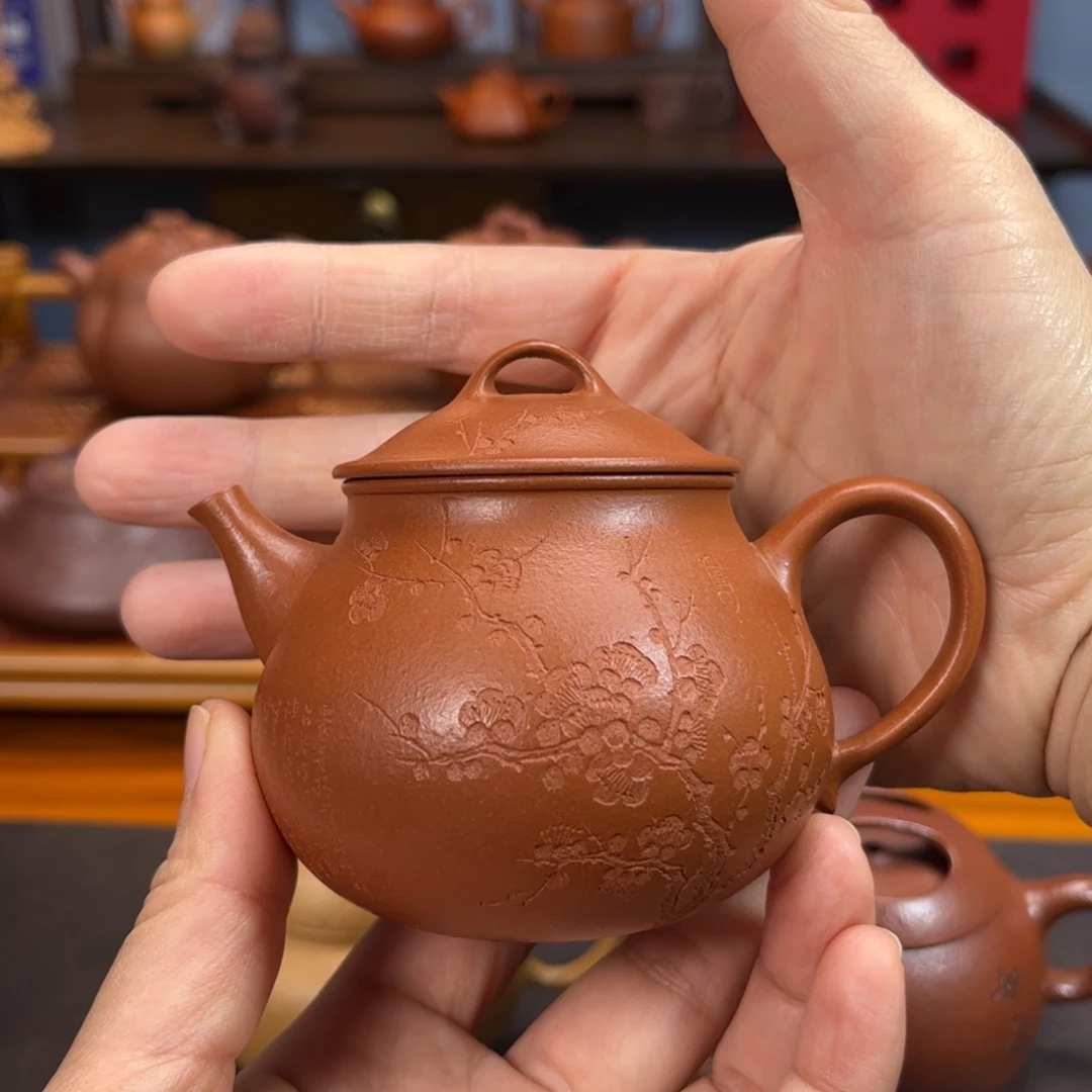 ****枝茶壶紫砂宜兴紫砂壶半手工制作