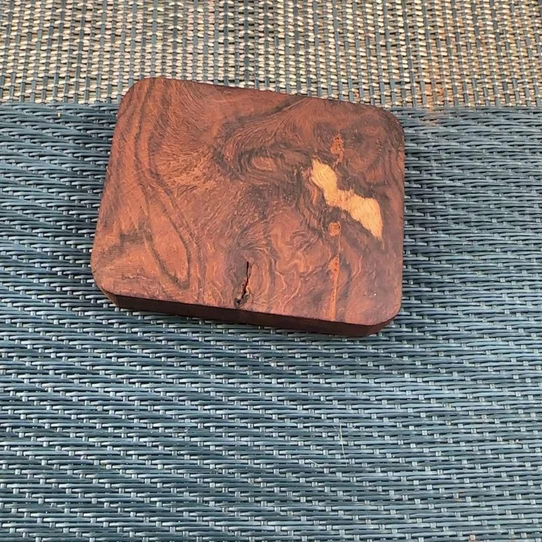 木C*J海黄紫油梨木块做戒指