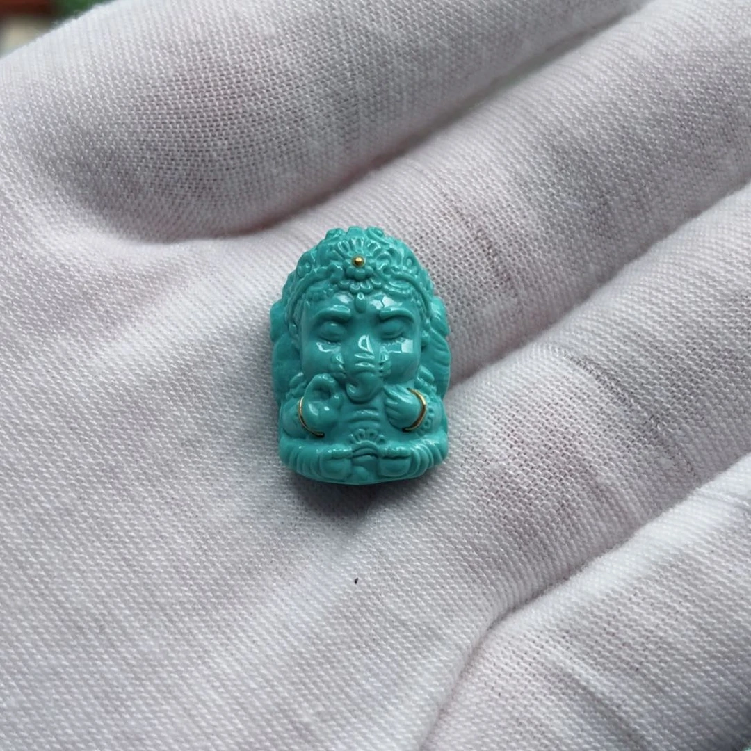 未镶嵌绿松石珠宝奇石