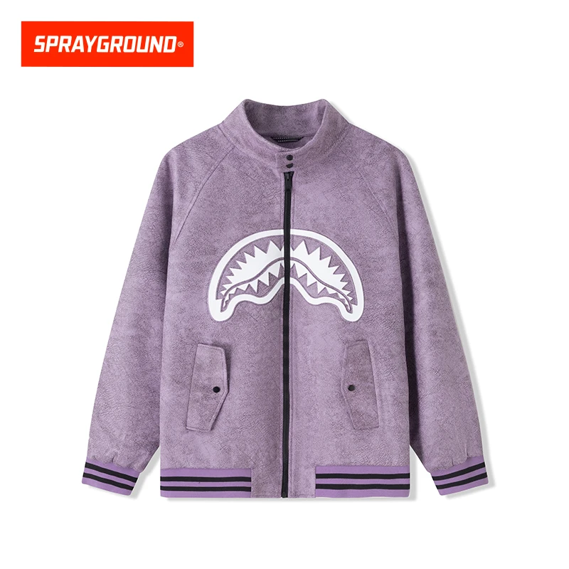SPRAYGROUND鲨鱼嘴春秋休闲立领时尚运动印花XB WE111102