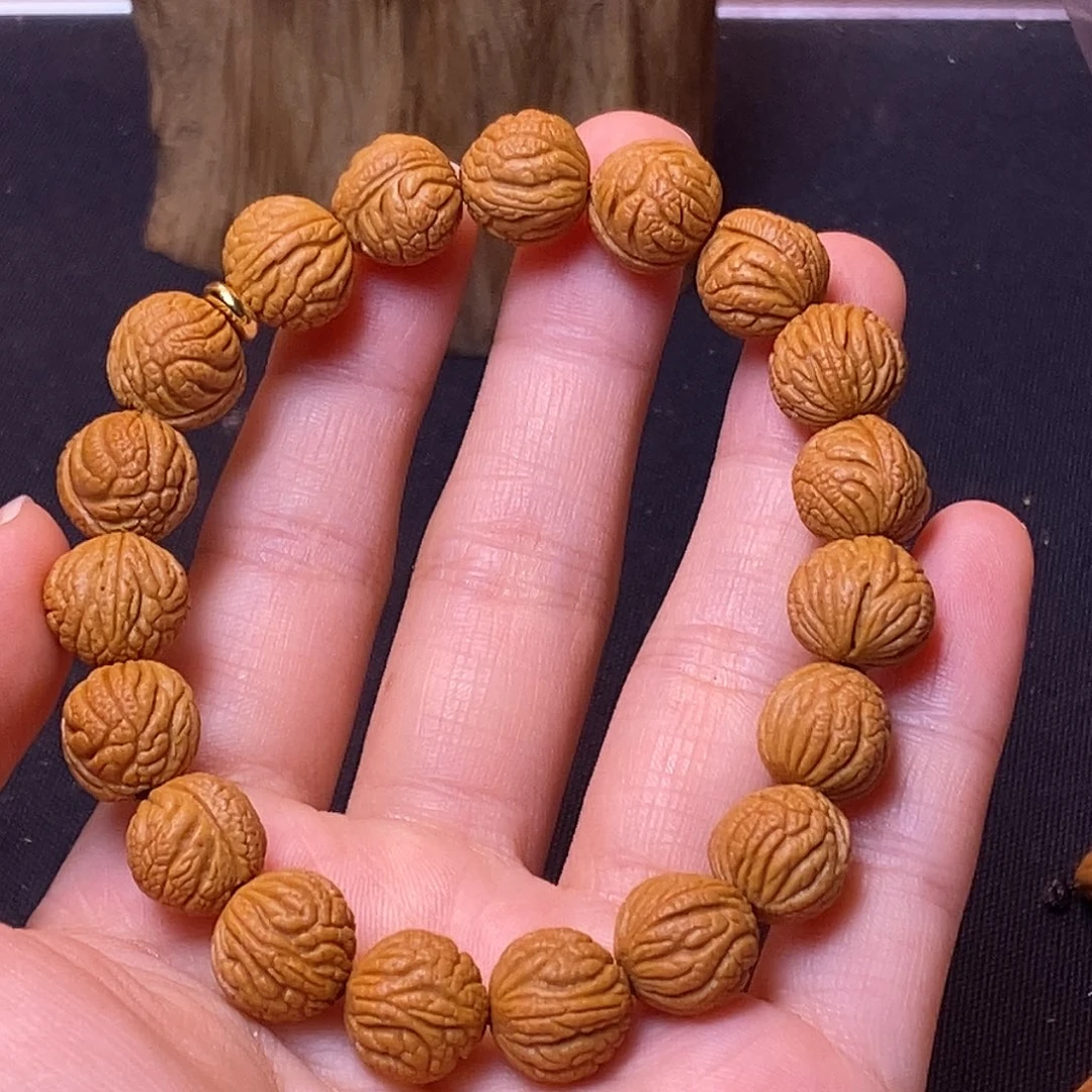 桃核手串秦岭龙纹桃核1