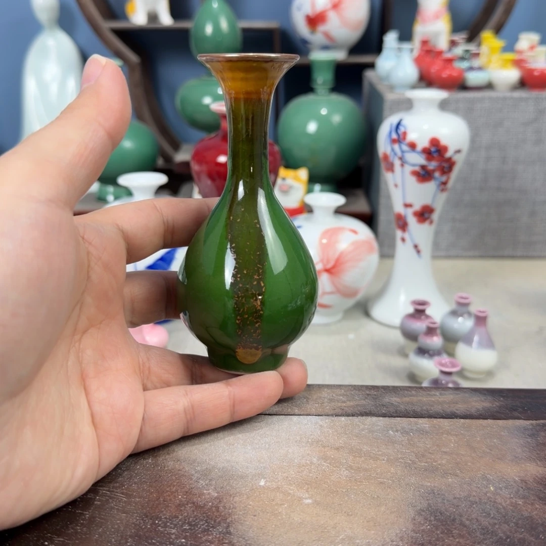 陶瓷手工小花器摆件