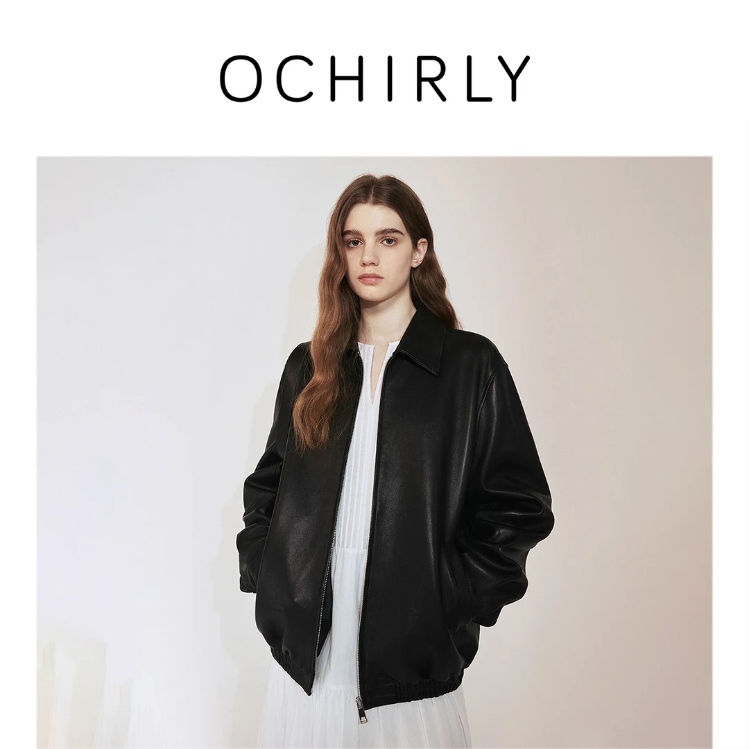 OCHIRLY欧时力夹克外套女时尚复古高级感秋季新品