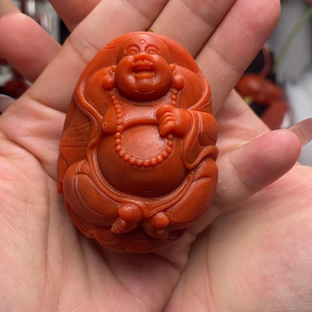 【闪购商品】未镶嵌大弥勒佛南红玛瑙