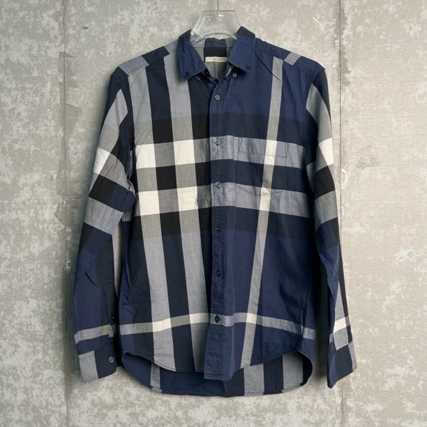 未使用 BURBERRY/博柏利 M*1/巴宝莉格纹衬衫/13799/JP