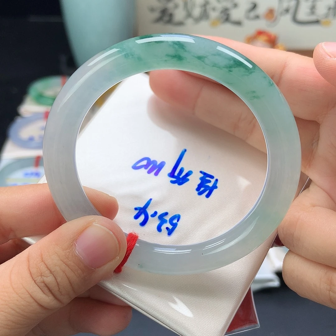 翡翠未镶嵌手镯42号
