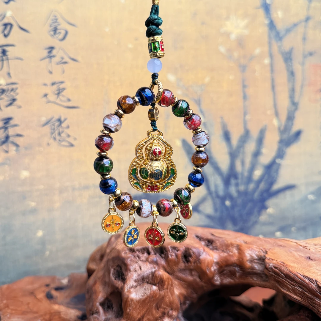 DG 1291-香灰琉璃车挂件（无礼盒）