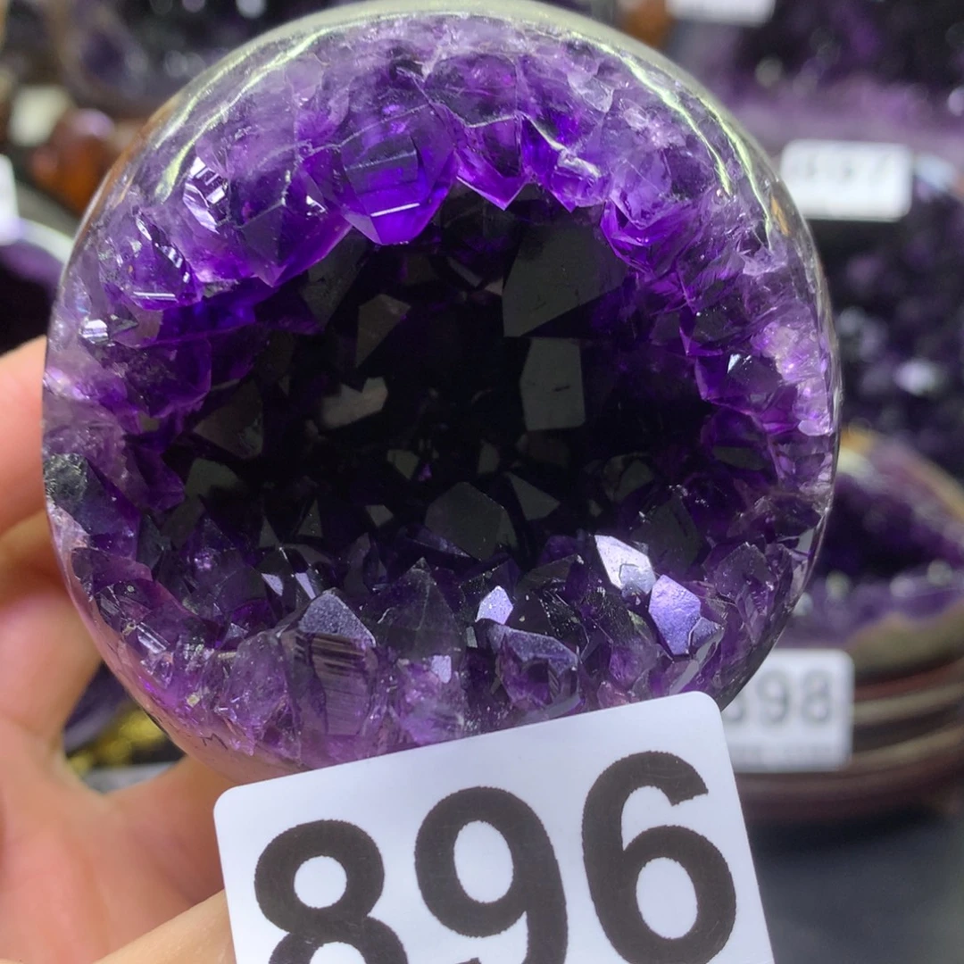 未镶嵌紫晶摆件水晶