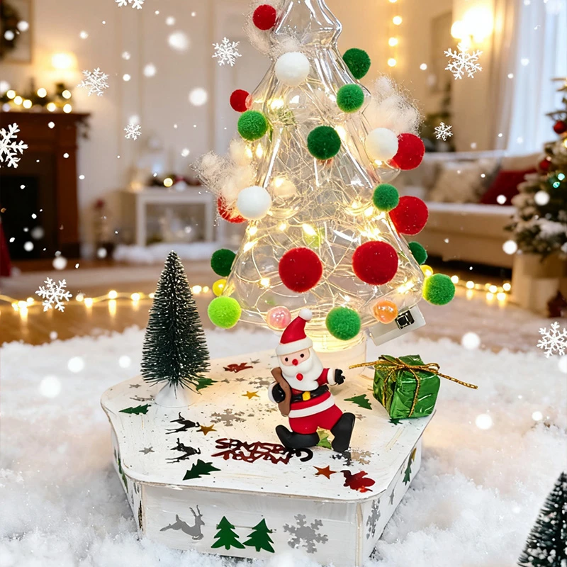 圣诞节礼物儿童男女孩学生平安夜科技小制作手工DIY材料科学实验