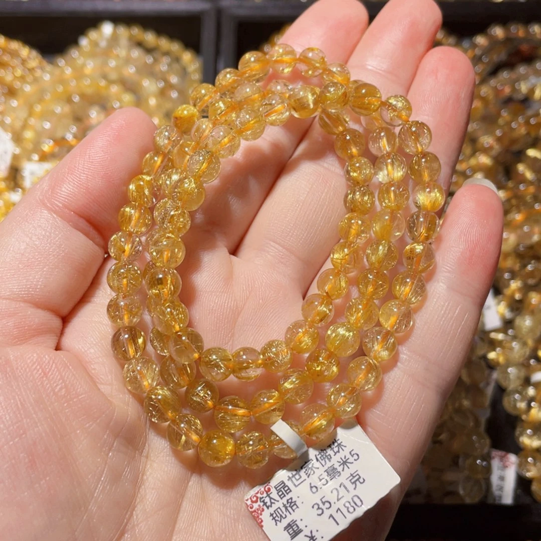 发晶手链未镶嵌天然水晶手链