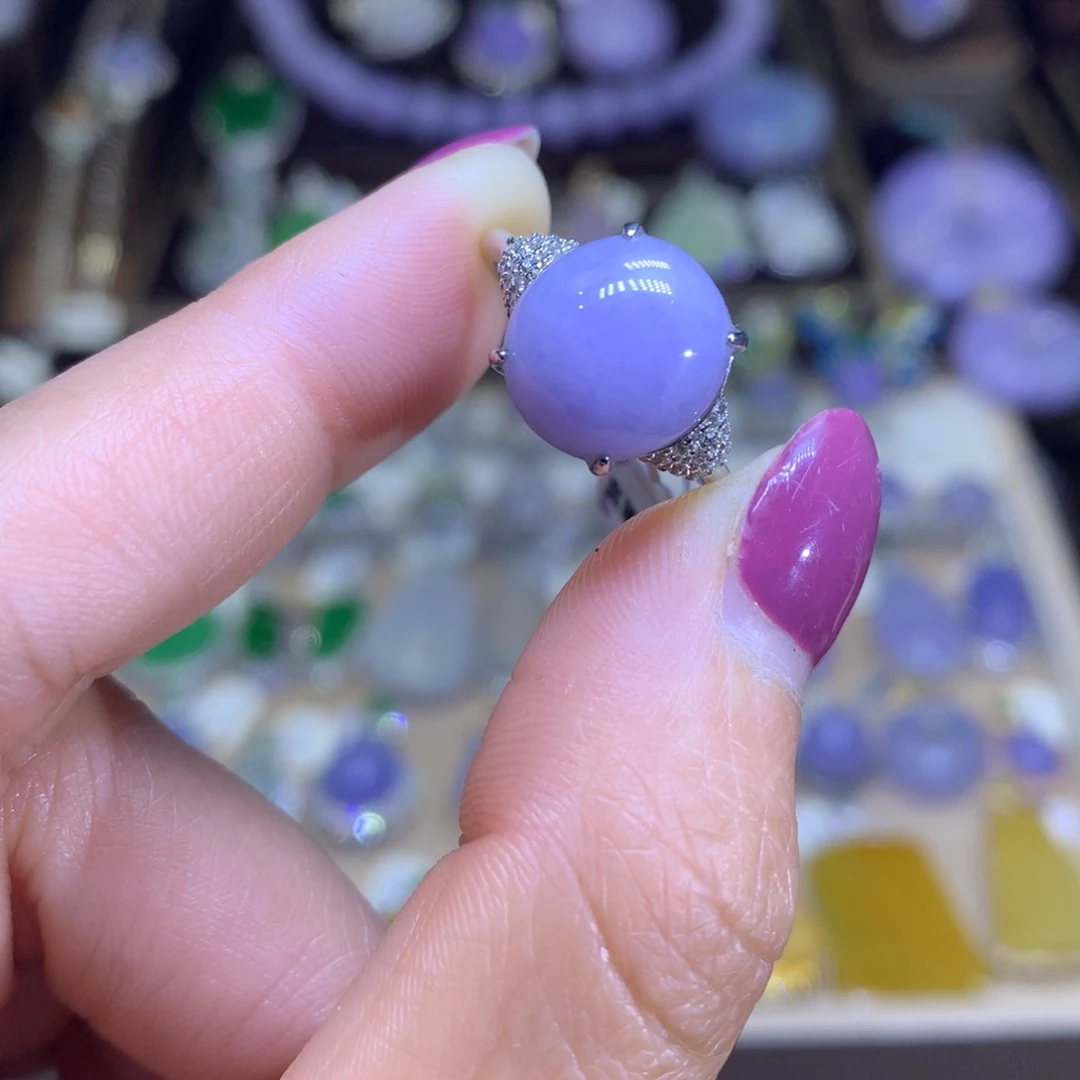 翡翠颈饰银S925镶嵌翡翠