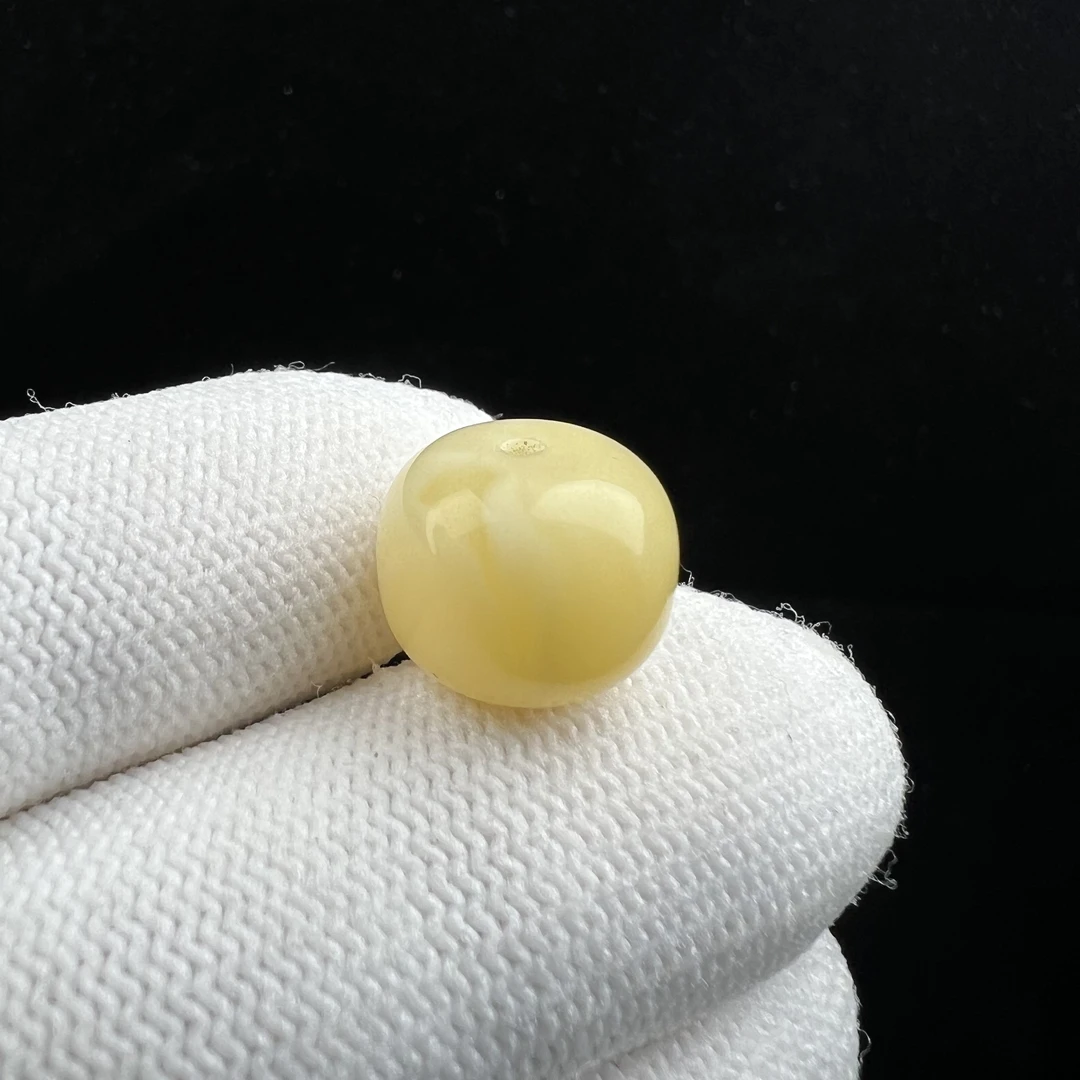 R7228 天然俄料蜜蜡 墩子 14*11.8mm支持复检 假一罚四