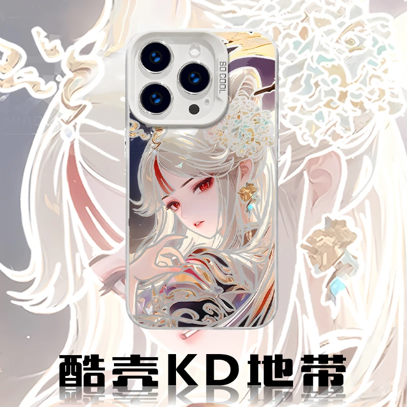 凝光-CYB原神创意可爱爆款适用苹果华为OPPO小米VIVO防摔手机壳