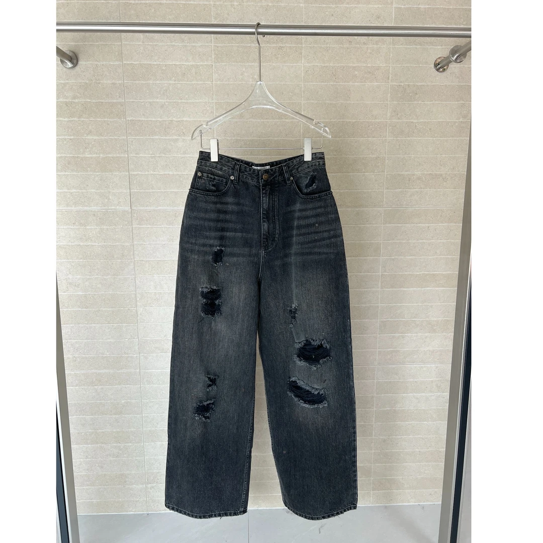 ETHOR 破洞水洗牛仔裤25年秋冬ERFW25-349P——2650