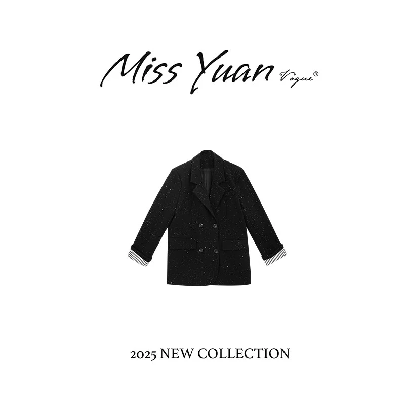 M.Y. 媛总 2025小香风气质轻奢时尚设计师西装外套1MY6297Q