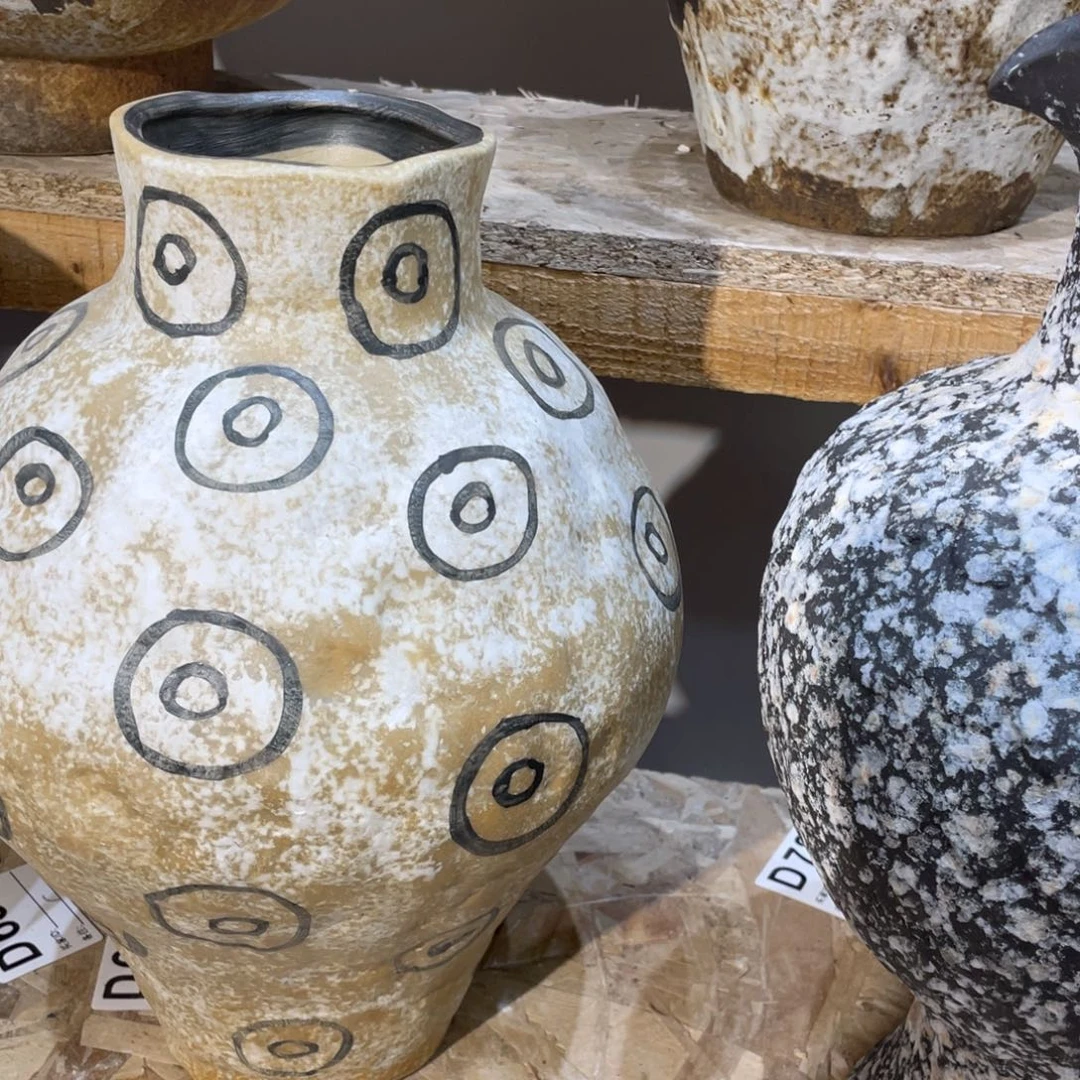 白泥花瓶景德镇陶瓷艺术博物