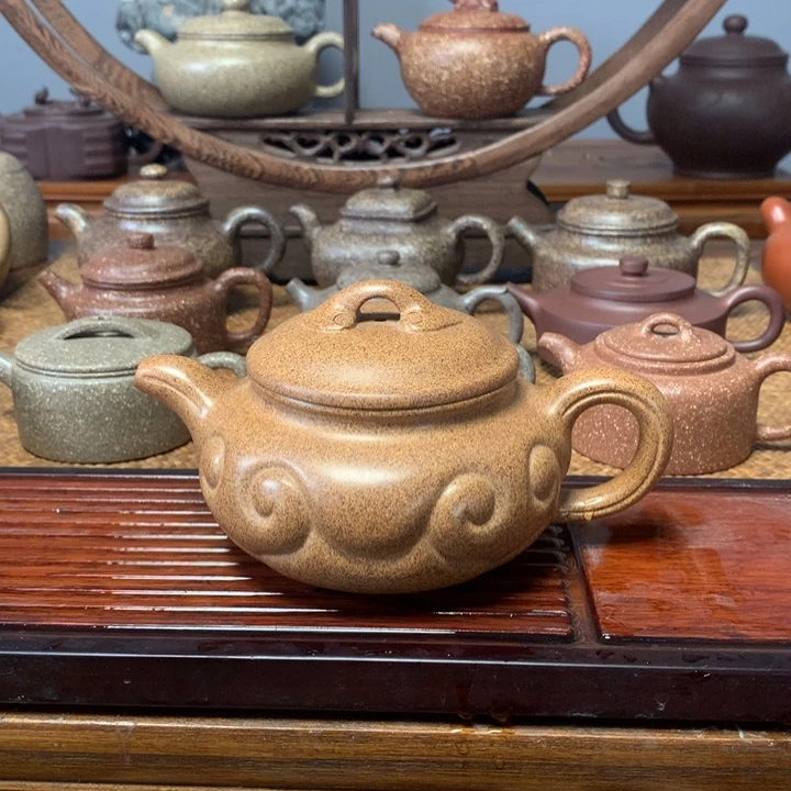 紫砂茶壶仿古如意500c
