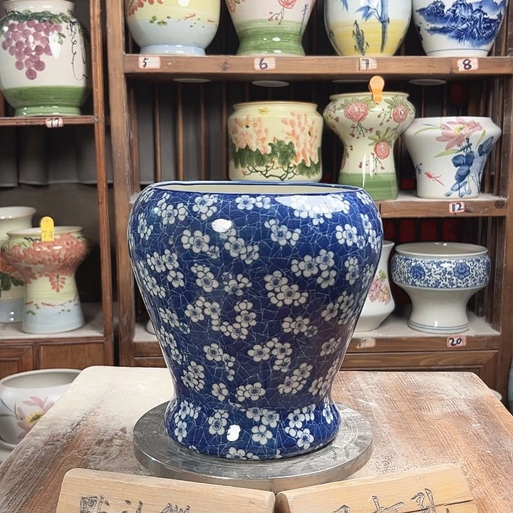 鱼尾冰梅花新款新款陶瓷陶瓷微瑕