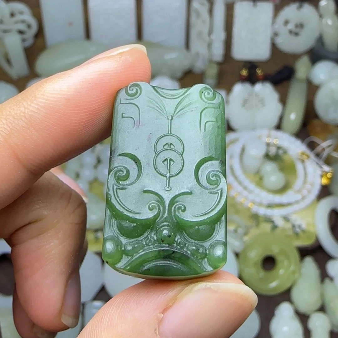 和田玉（碧玉）未镶嵌挂件